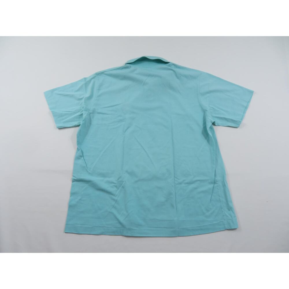 David Smith Shirt Golf Embroidered, Light Blue Polo Womens Sz M-L? 1980s - Picture 2 of 4